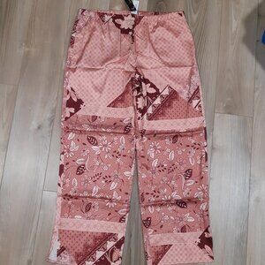 Floral Patchwork Women's Pajama Pants